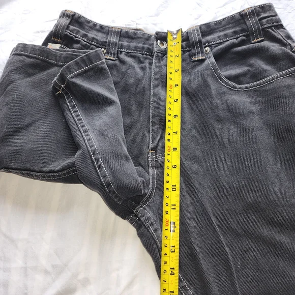 Vtg Paco Jeans Y2K Men's Black Shorts Distressed Size 30 Is Used - Picture 11 of 13